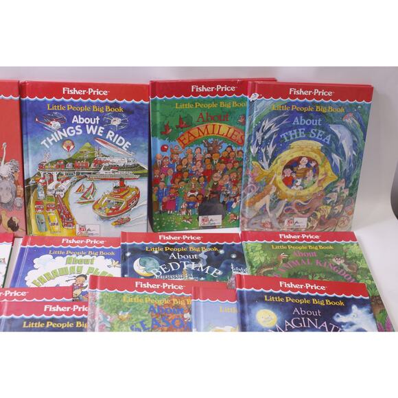 Fisher-Price, Little People Big Book, Lot, Picture Books, ~ 251016-WH 1379 - Picture 7 of 7
